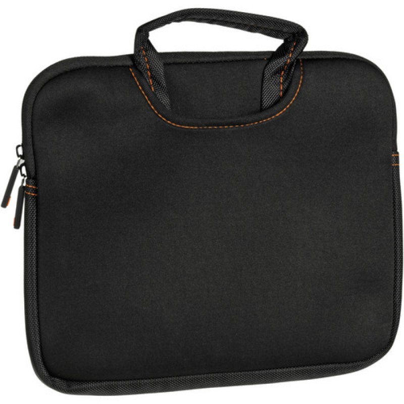Ruggard 13 Ultra Thin Laptop Sleeve with Handles (Black/Orange)