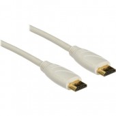 Pearstone High-Speed HDMI to HDMI Cable with Ethernet - White, 1.5' (0.5 m)