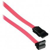 Pearstone 18 7-pin Internal Straight to 90-Degree Serial ATA Cable (Red)