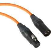 Kopul Premium Performance 3000 Series XLR M to XLR F Microphone Cable - 100' (30.5 m), Orange