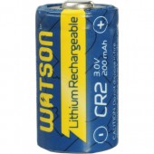 Watson CR2 Rechargeable Lithium Battery (3V, 200mAh)