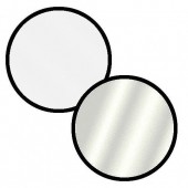 Impact Collapsible Circular Reflector Disc - Silver/White - 12