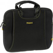 Ruggard 10 Ultra Thin Netbook Sleeve With Handles (Black/Yellow)