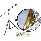 Impact 42 5-in-1 Reflector with Lightstand and Holder Kit
