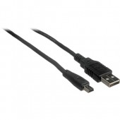 Pearstone USB 2.0 Type A Male to Type B Mini Male Cable (3')