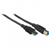Pearstone USB 3.0 Type A Male to Type B Male Cable - 3'