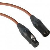 Kopul Premium Performance 3000 Series XLR M to XLR F Microphone Cable - 6' (1.8 m), Brown