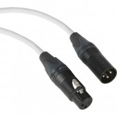 Kopul Premium Performance 3000 Series XLR M to XLR F Microphone Cable - 6' (1.8 m), White