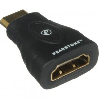 Pearstone HDMI Female to Mini HDMI Male Adapter