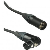 Kopul Premium Performance 3000 Series XLR M to Angled XLR F Microphone Cable - 1.5' (0.45 m)
