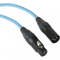 Kopul Premium Performance 3000 Series XLR M to XLR F Microphone Cable - 6' (1.8 m), Blue