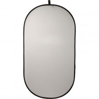 Impact Collapsible Oval Reflector Disc - White Translucent - 41x74