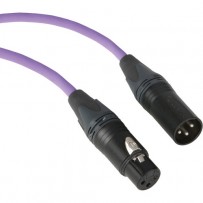 Kopul Premium Performance 3000 Series XLR M to XLR F Microphone Cable - 6' (1.8 m), Violet