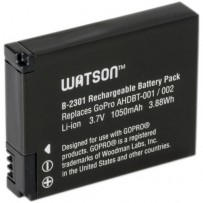 Watson Lithium-Ion Battery Pack for GoPro Cameras (3.7V, 1050mAh)