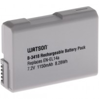 Watson EN-EL14A Lithium-Ion Battery Pack (7.2V, 1150mAh)