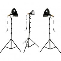 Impact Tungsten Three-Floodlight Kit with Stands