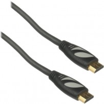 Pearstone High-Speed HDMI to HDMI Cable with Ethernet - Black, 1.5' (0.5 m)