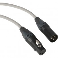 Kopul Premium Performance 3000 Series XLR M to XLR F Microphone Cable - 3' (0.91 m), Gray