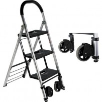 Pearstone PSL3S 3-Step HD Photographers Ladder With Wheels