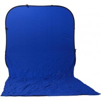 Impact Super Collapsible Background - 8 x 16' (Chroma Blue)