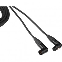 Kopul Studio Elite 4000 Series Angled XLR-M to Angled XLR-F Microphone Cable - 20' (6.1 m) Black
